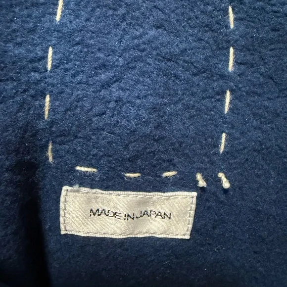 Visvim Navy Blue Hoodie